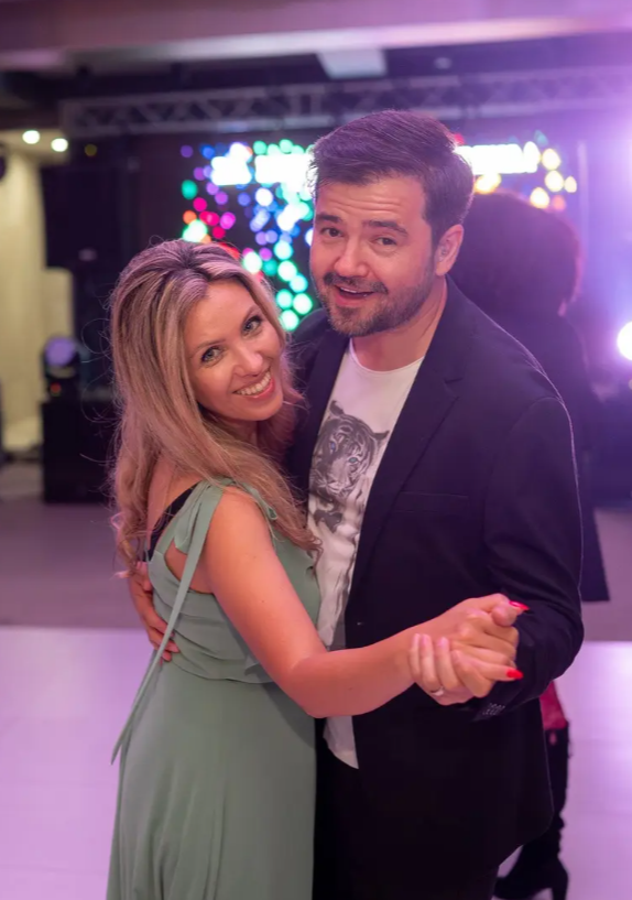 Imagini rare cu  Laurențiu Duță și familia lui