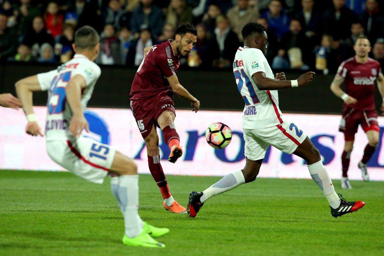 Liga 1, play-off, etapa 6: CFR Cluj - FCSB 0-0. Conflict Alibec-Reghecampf | GALERIE FOTO