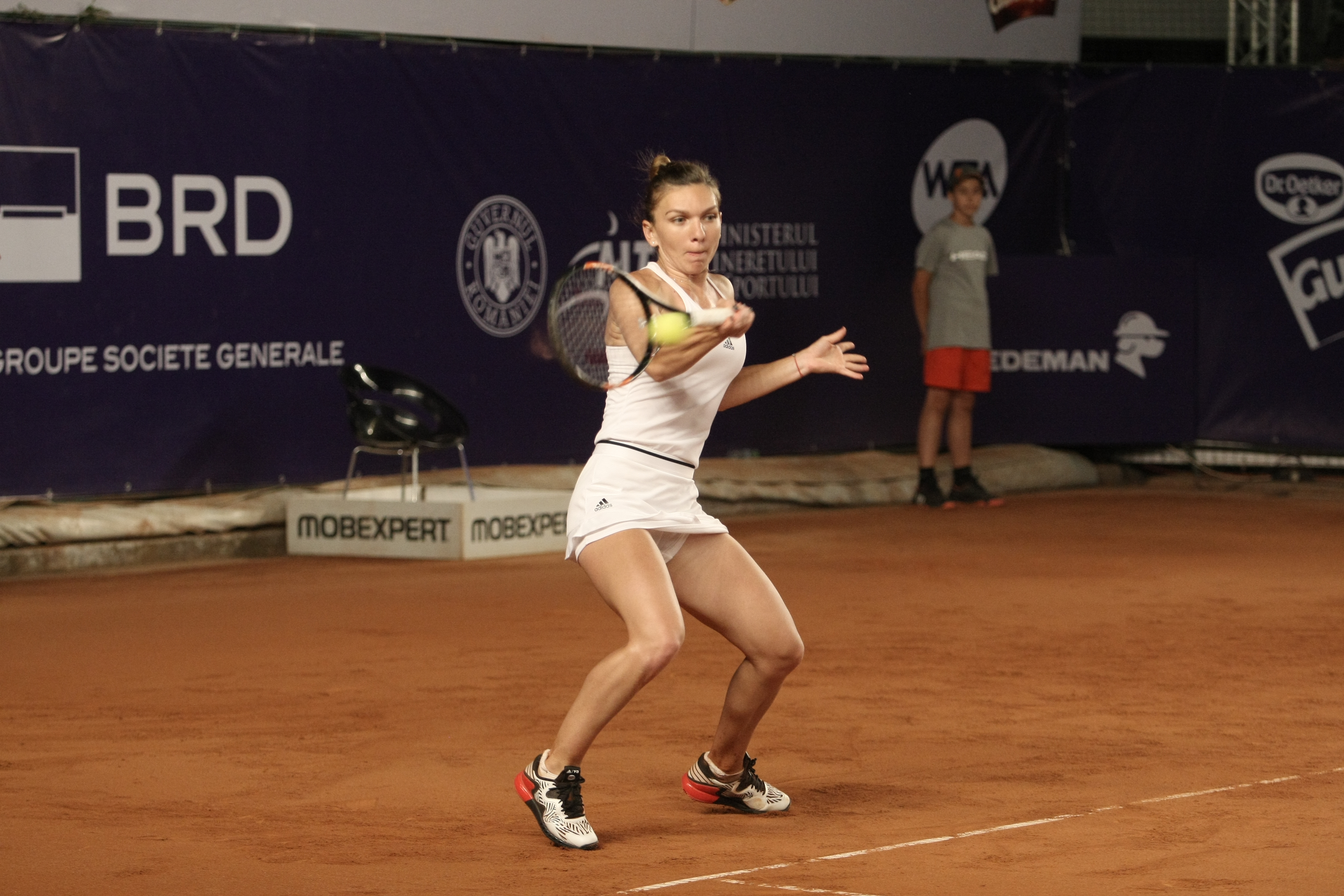 Openul de tenis al României. Cele mai spectaculoase instantanee surprinse la meciul Simonei Halep / GALERIE FOTO