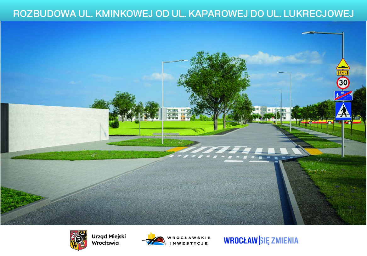 Na Kminkowej budowlańcy już działają