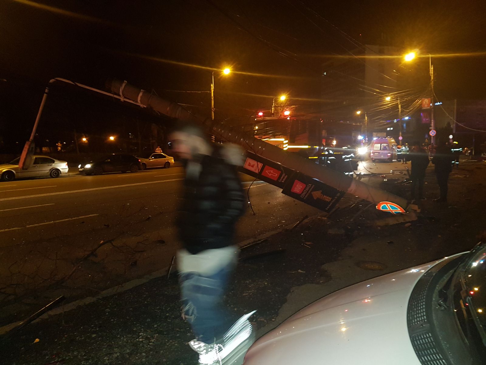 Accident cu 10 mașini în Constanța. Dezastrul provocat de o șoferiță din cauza vitezei / FOTO&VIDEO