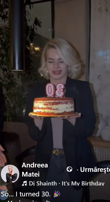 Andreea Matei, partenera de dans a lui Rareș Cojoc, a împlinit 30 de ani. Cei doi vor dansa pe 1 martie la Campionatul Național de Dans Sportiv pe Secțiuni 2026