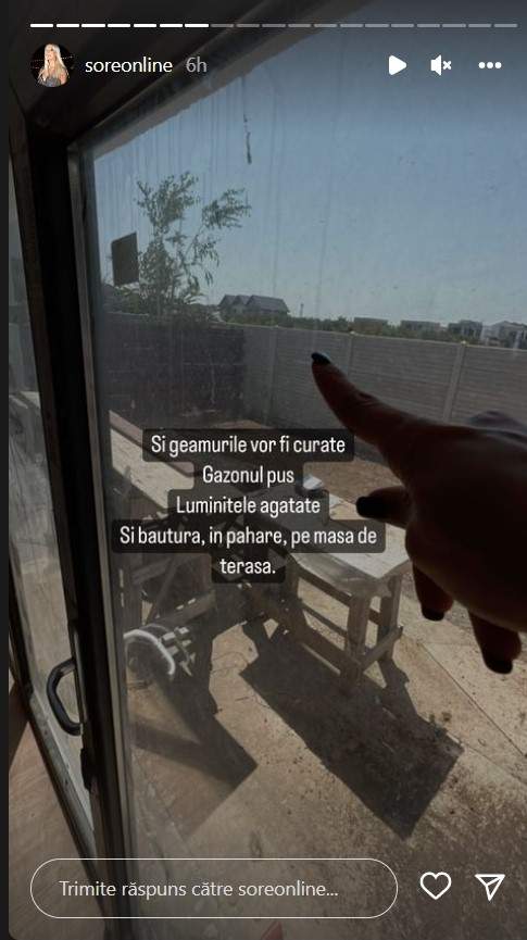 Sore se mută în casă nouă, după despărțirea de tatăl fetiței: „Scară încă n-am, dar am parchet”