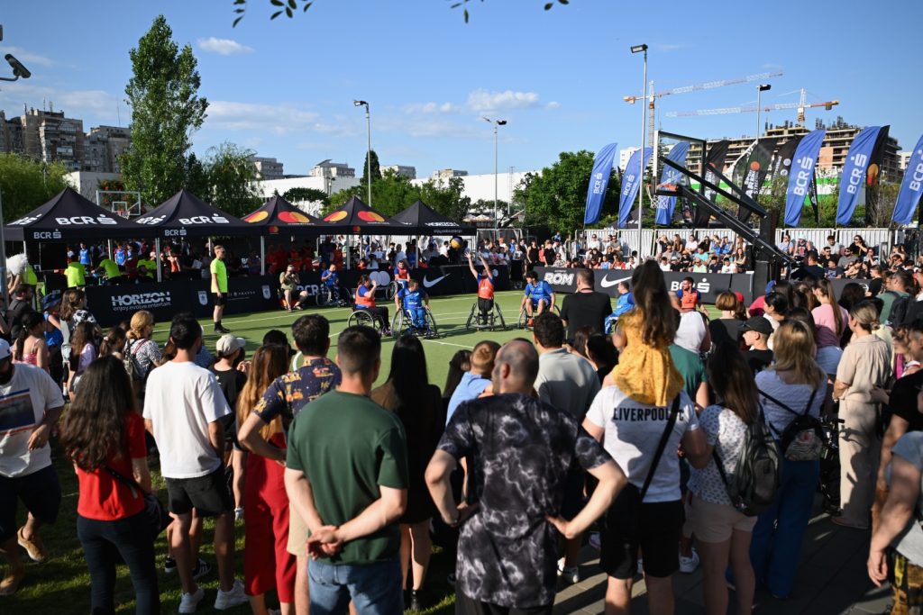 Cine a întors scaunul lui Theo Rose pe terenul de baschet? Super show și momente emoționante la BCR Sport Arena Streetball pe terenurile din Parcul Liniei