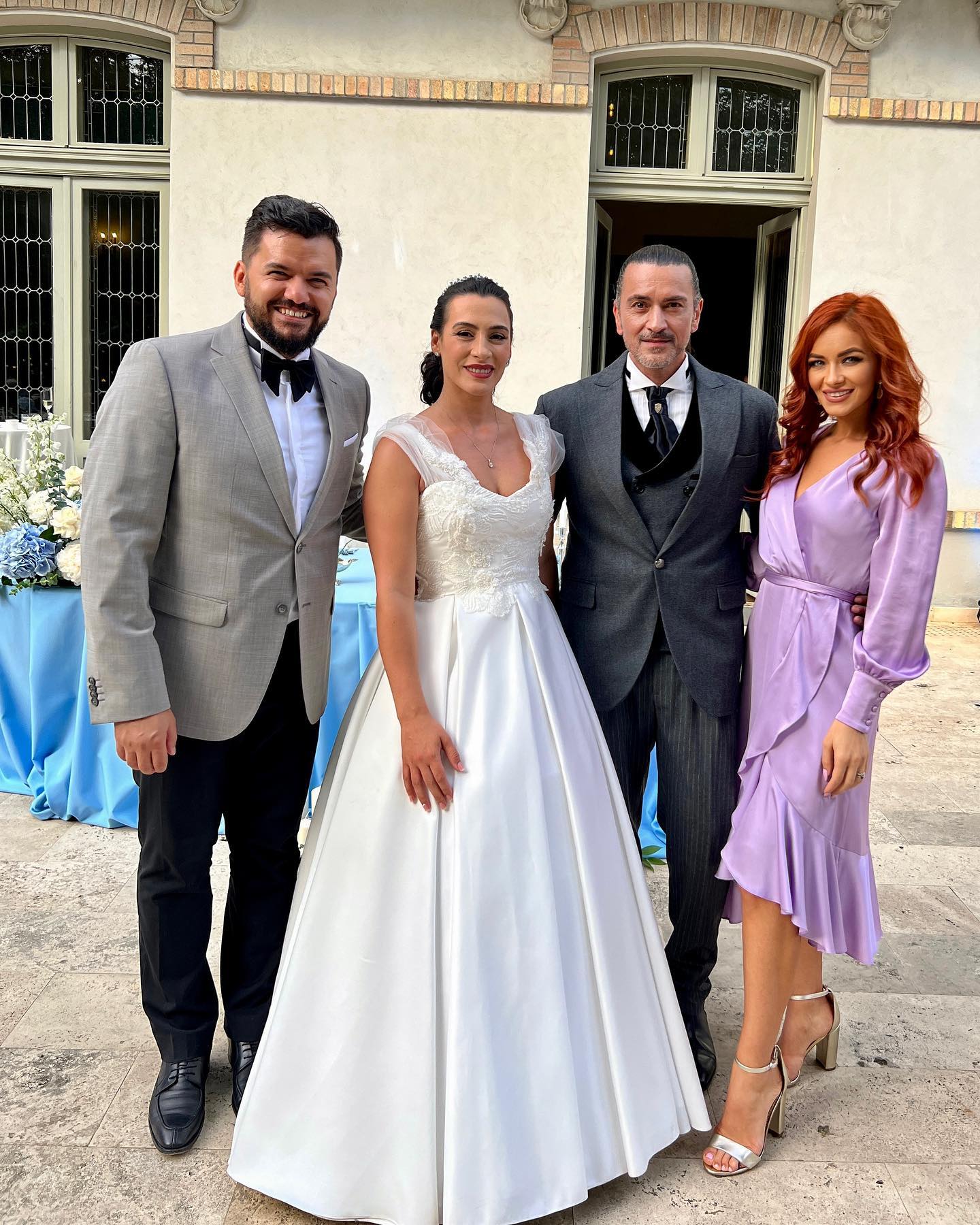 Cătălina Ponor s-a cununat religios cu Bogdan Jianu. Imagini cu fosta gimnastă în rochie de mireasă
