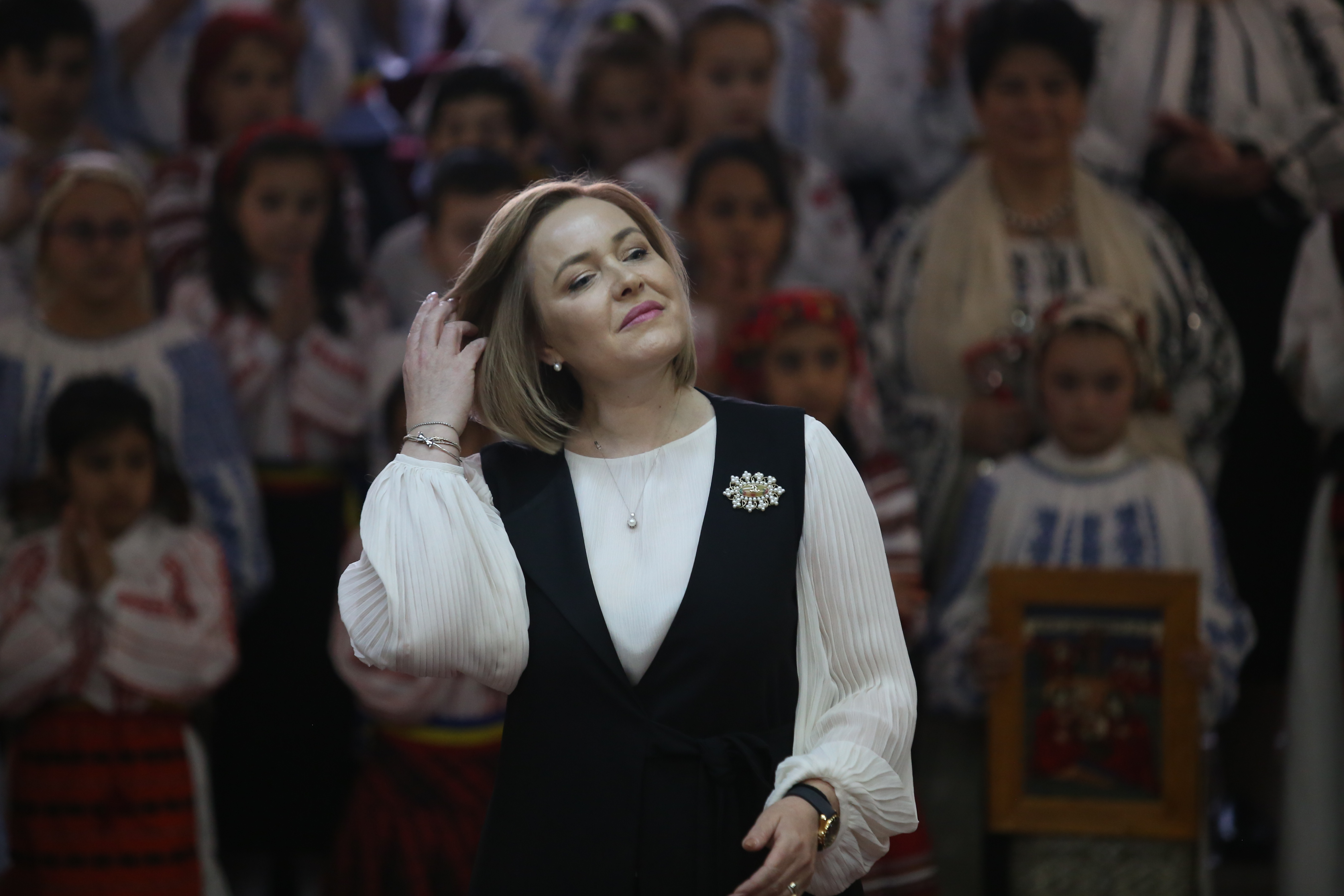 GALERIE FOTO / Moș Crăciun, intrare spectaculoasă, la petrecerea de la CS Dinamo