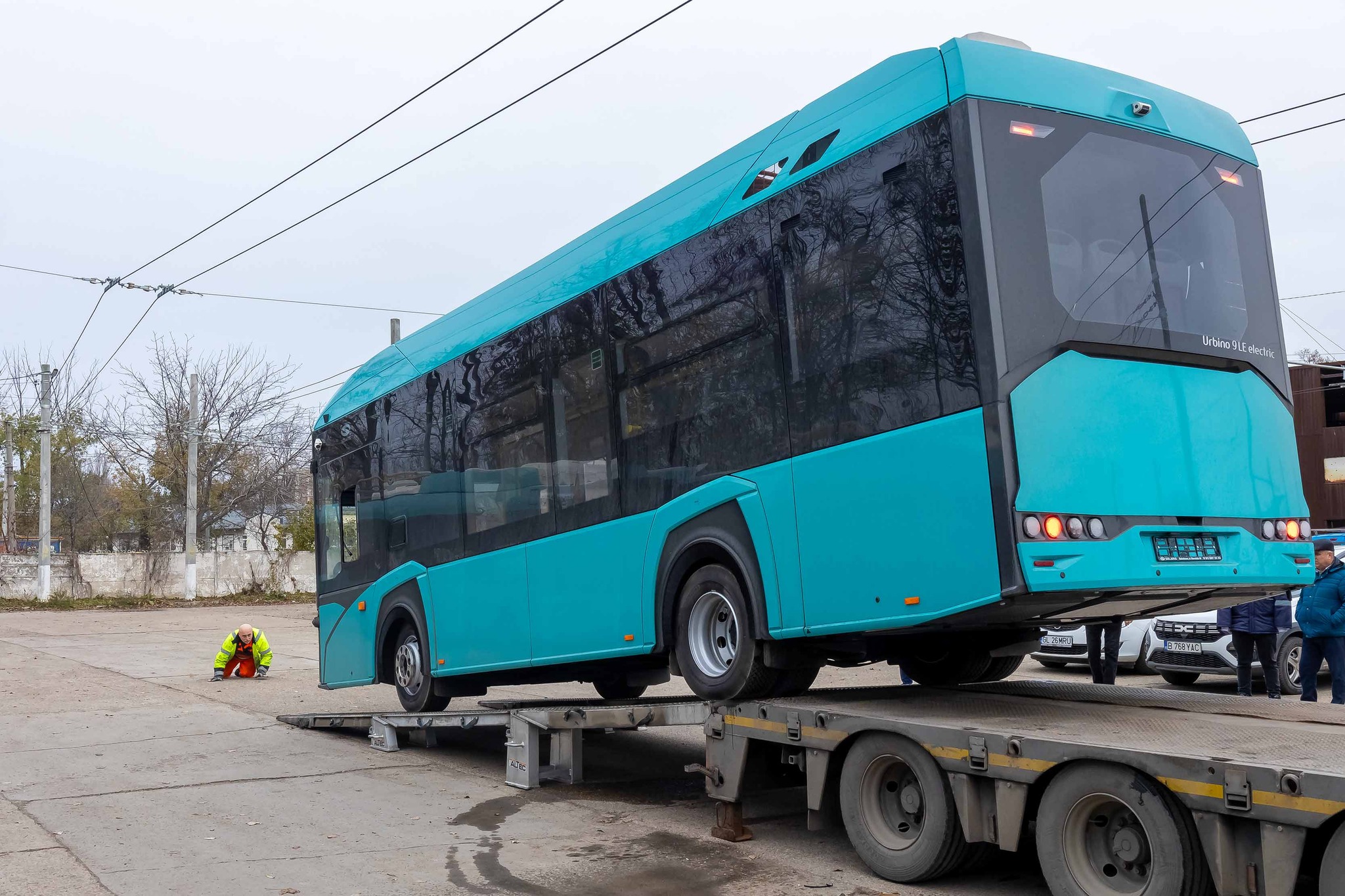 Primele doua autobuze electrice au sosit în Galați. Primăria a achiziționat 42 de autobuze
