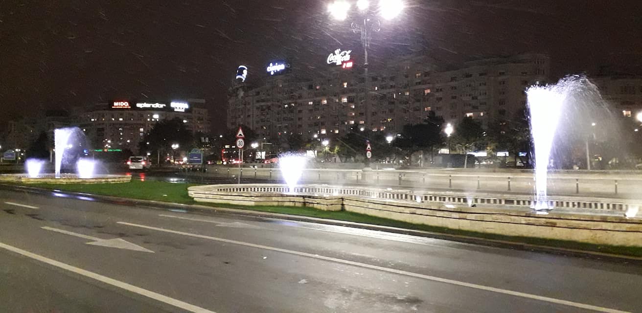 FOTO| Prima ninsoare în București din 2018