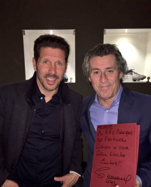 Simeone a fost la Milano, unde a vizitat un restaurant celebru. Cârciuma aparține unui argentinian de-al său / GALERIE FOTO