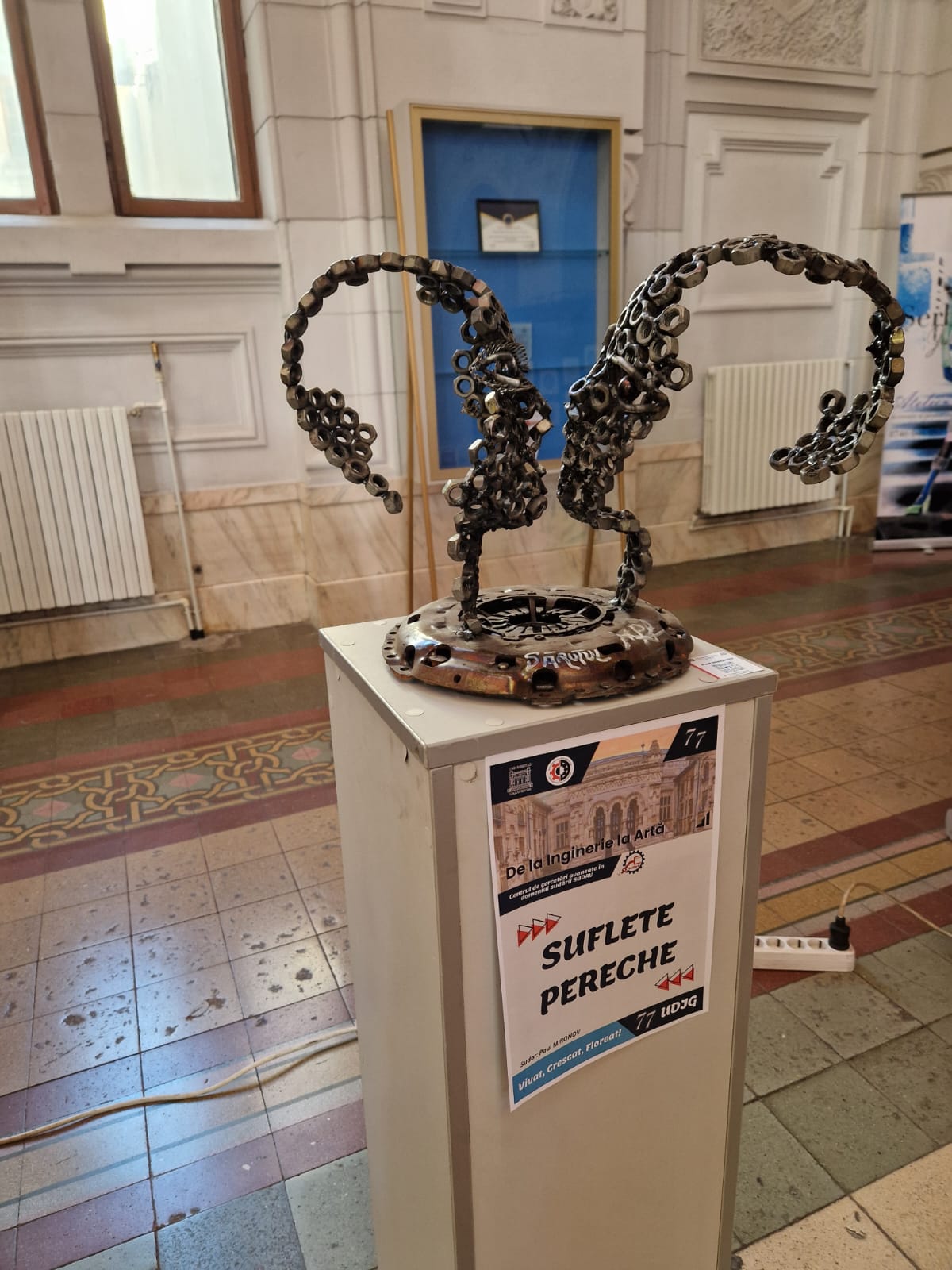 Povestea expoziției surprinzătoare din Galați „De la inginerie la artă”, care îmbină creativitatea cu sculptura 