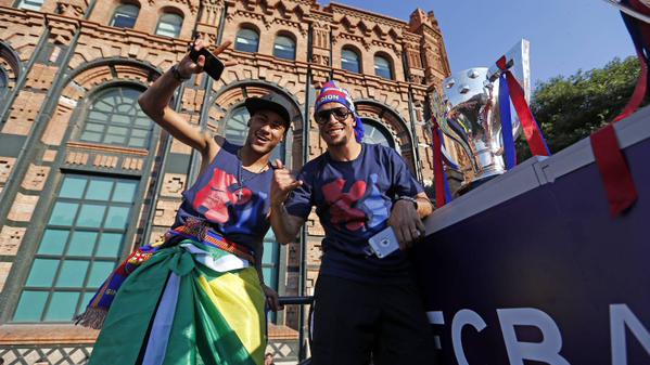 Fiestă în Barcelona. Campionii Europei au sărbătorit TRIPLA / FOTO&VIDEO