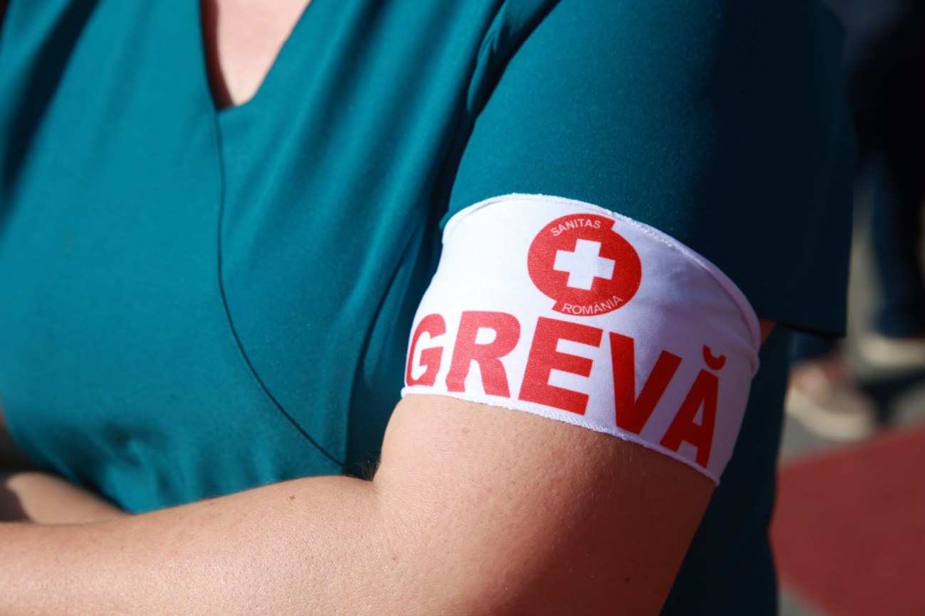 Grevă generală în sute de spitale din România pe termen nelimitat. Sindicaliştii Sanitas, nemulţumiţi de noua lege a salarizării. Anunțul Ministerului Sănătății