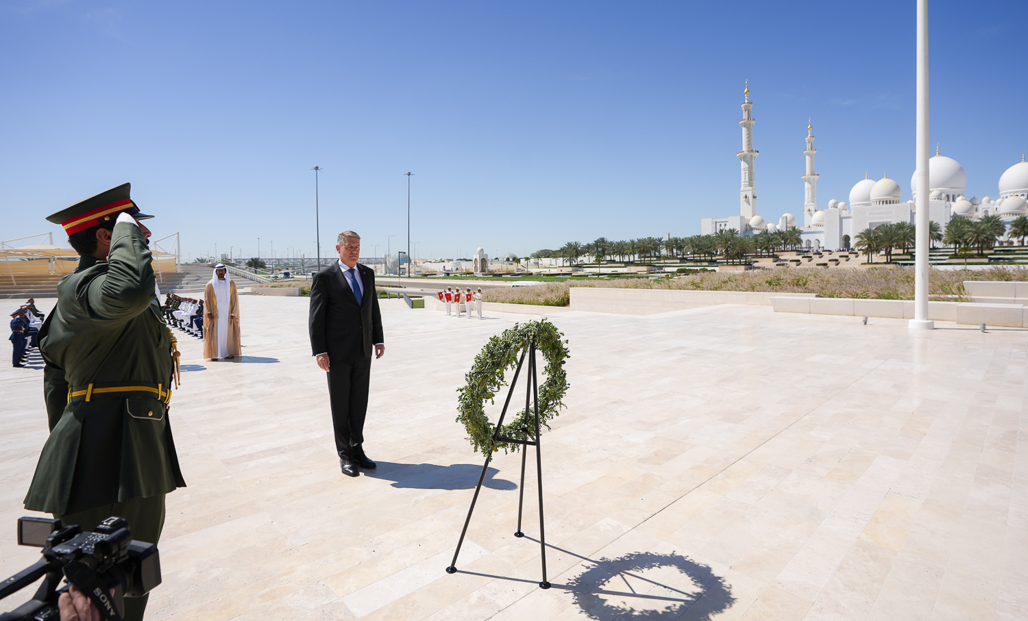 Klaus Iohannis, în Emiratele Arabe. Primele obiective turistice vizitate de președinte