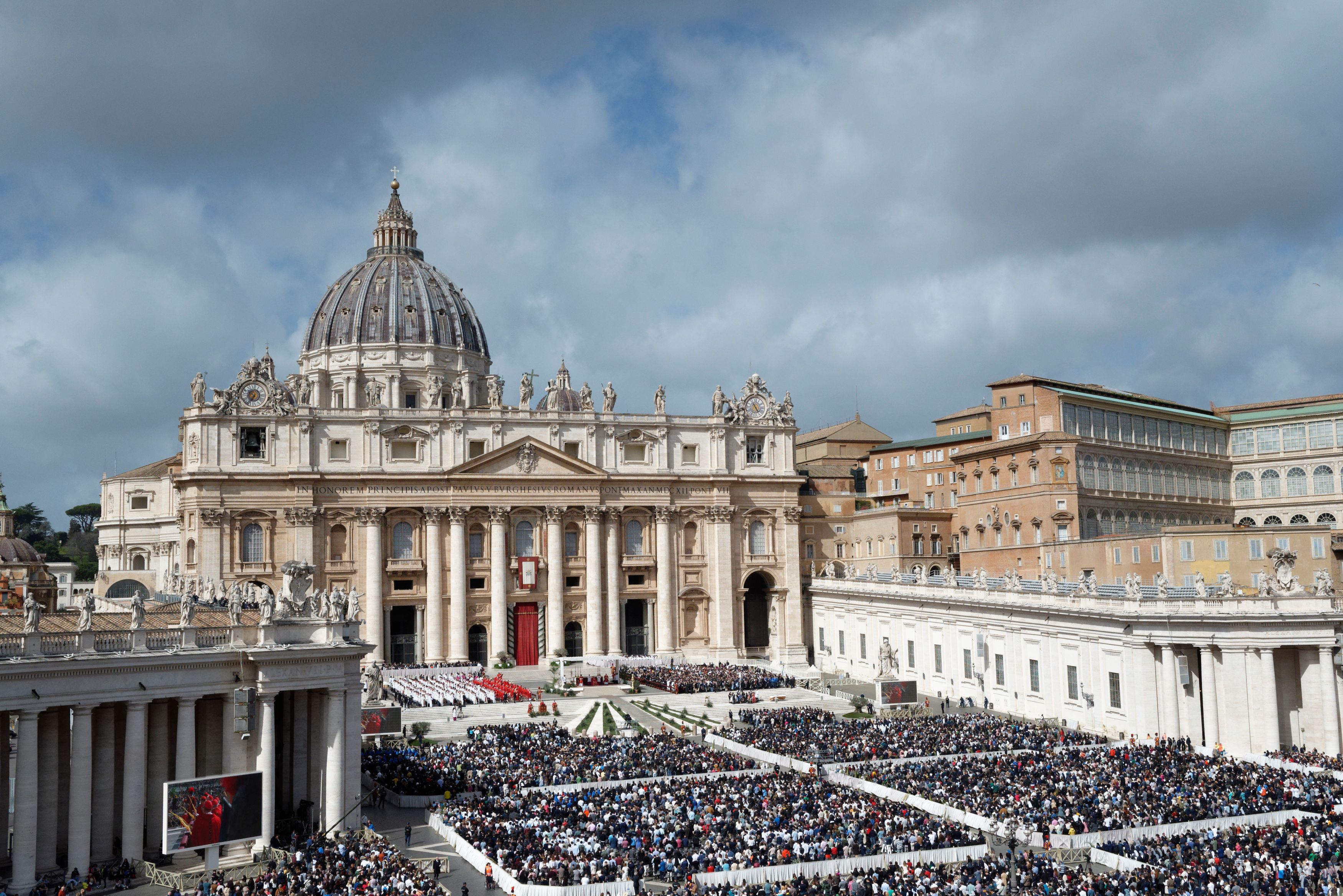 Papa Francisc a luat „o decizie neobişnuită pentru un eveniment major” la liturghia de Floriile catolice