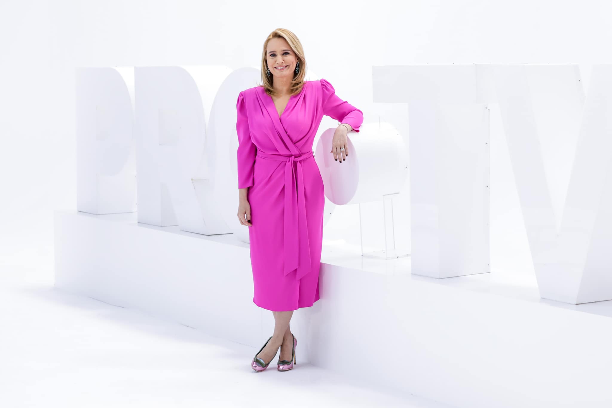 Andreea Esca reacționează, după ce Dan Negru a provocat-o să spună ce salariu are la PRO TV: „Mi se pare o glumă foarte bună”