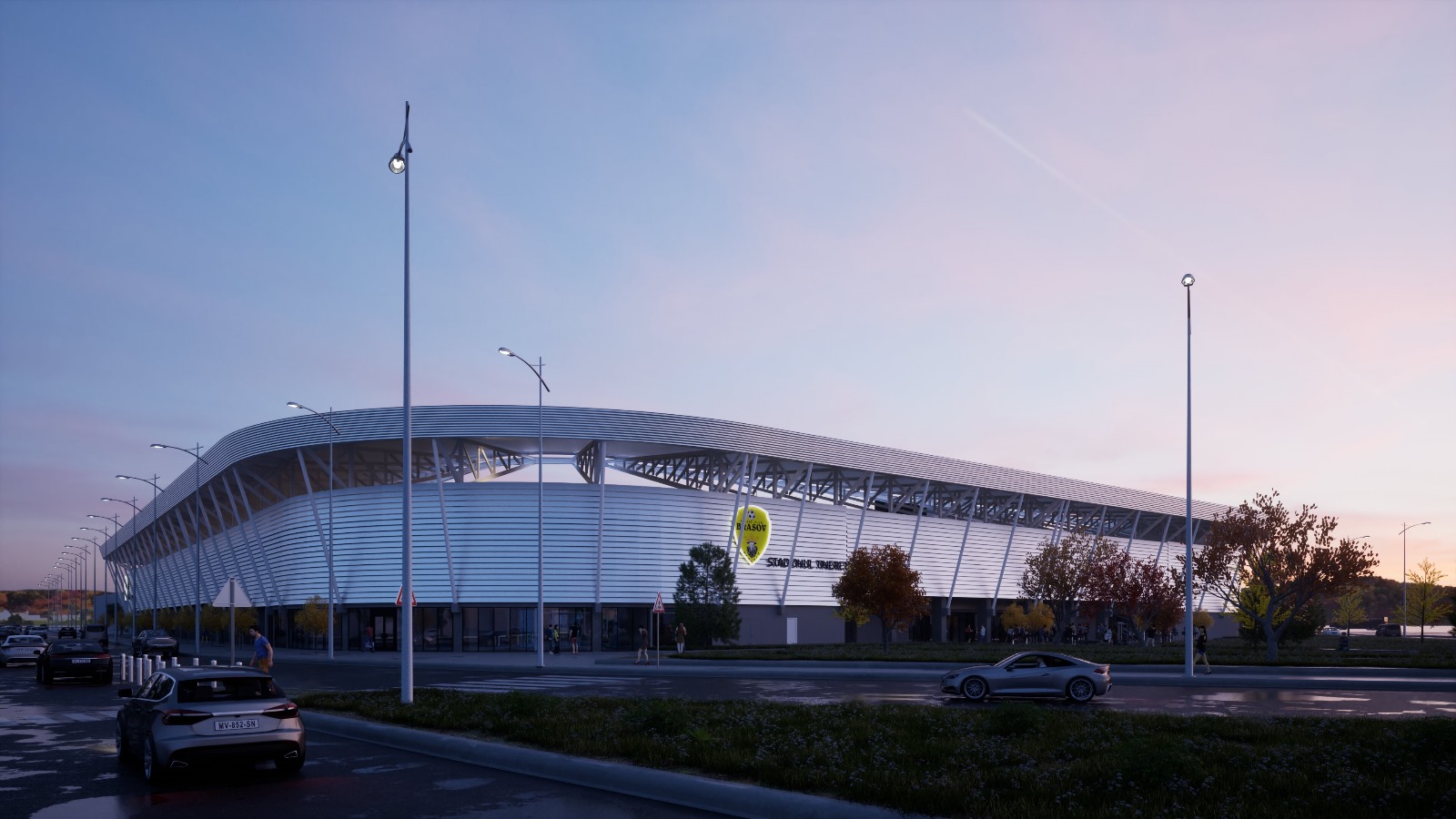 Stadion de 30 de milioane de euro la Brașov, care nu are echipă în primele două ligi. Cum va arăta și când va fi gata