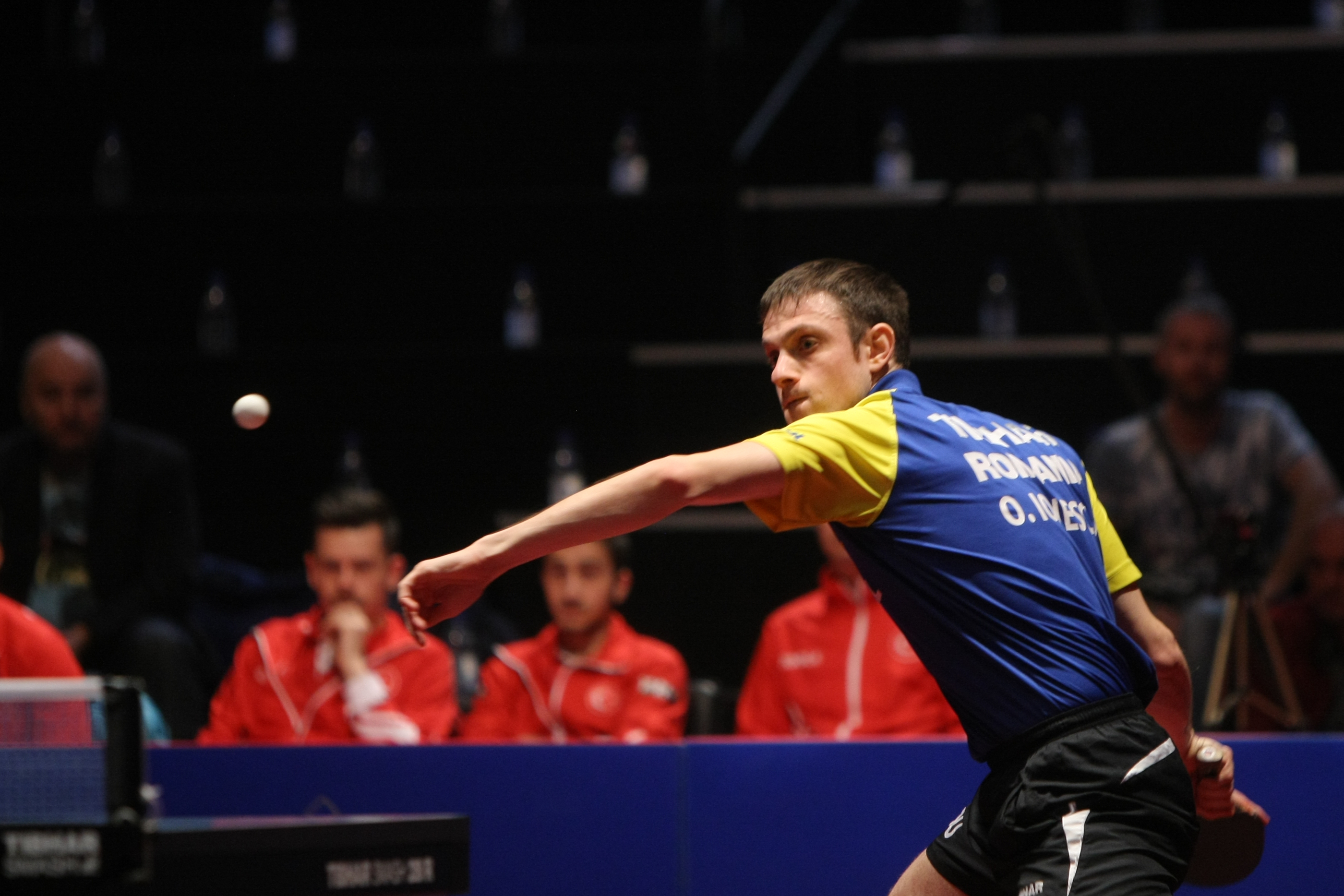 Echipa masculină de tenis de masă a României a încheiat neînvinsă grupa preliminară pentru Campionatul European 2017 | GALERIE FOTO