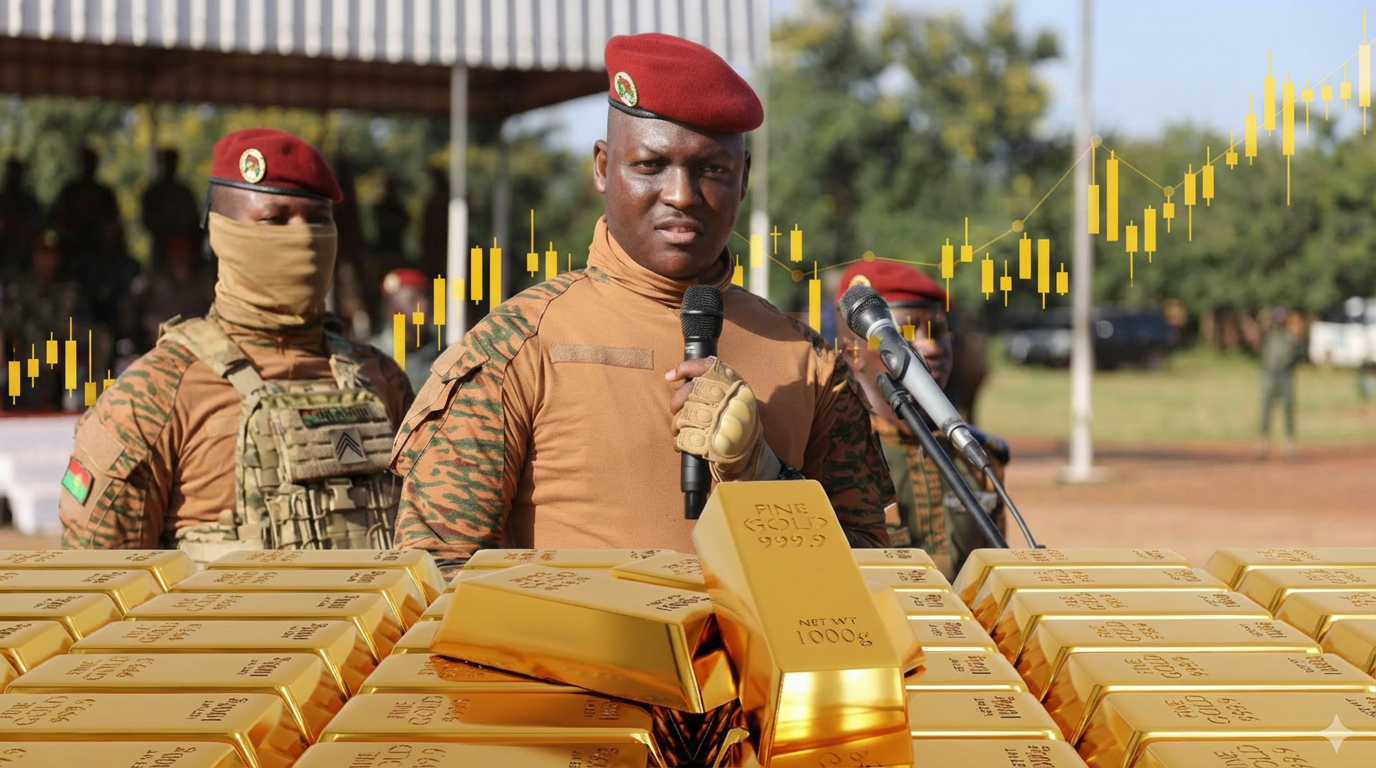 Burkina Faso recorded a historic 94 tonnes of gold output in 2025, driven by mining sector reforms, increased state oversight, and a renewed push for energy and resource sovereignty. [AI Image/Stock Photo]