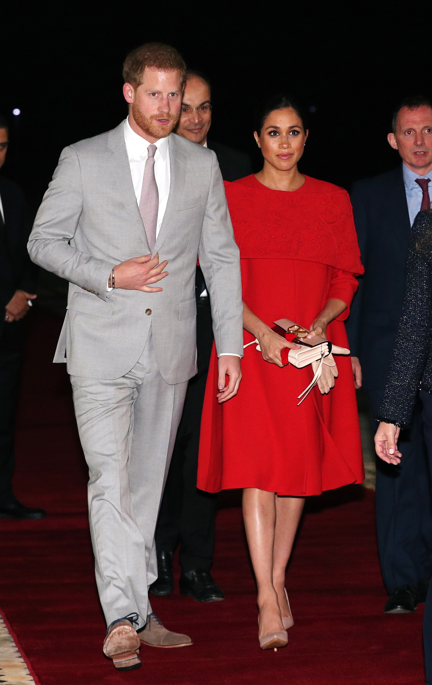 FOTO | Meghan Markle, la ultima vizită oficială din străinătate, înainte să nască. Ducii de Sussex sunt în Maroc