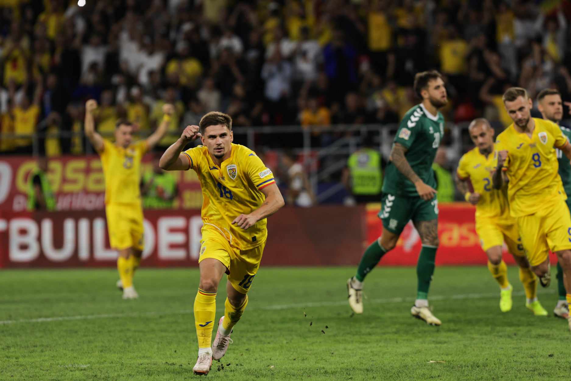 România - Lituania 3-1, în Liga Națiunilor. Schimbările lui Mircea Lucescu au adus victoria. VAR ne-a salvat de două ori