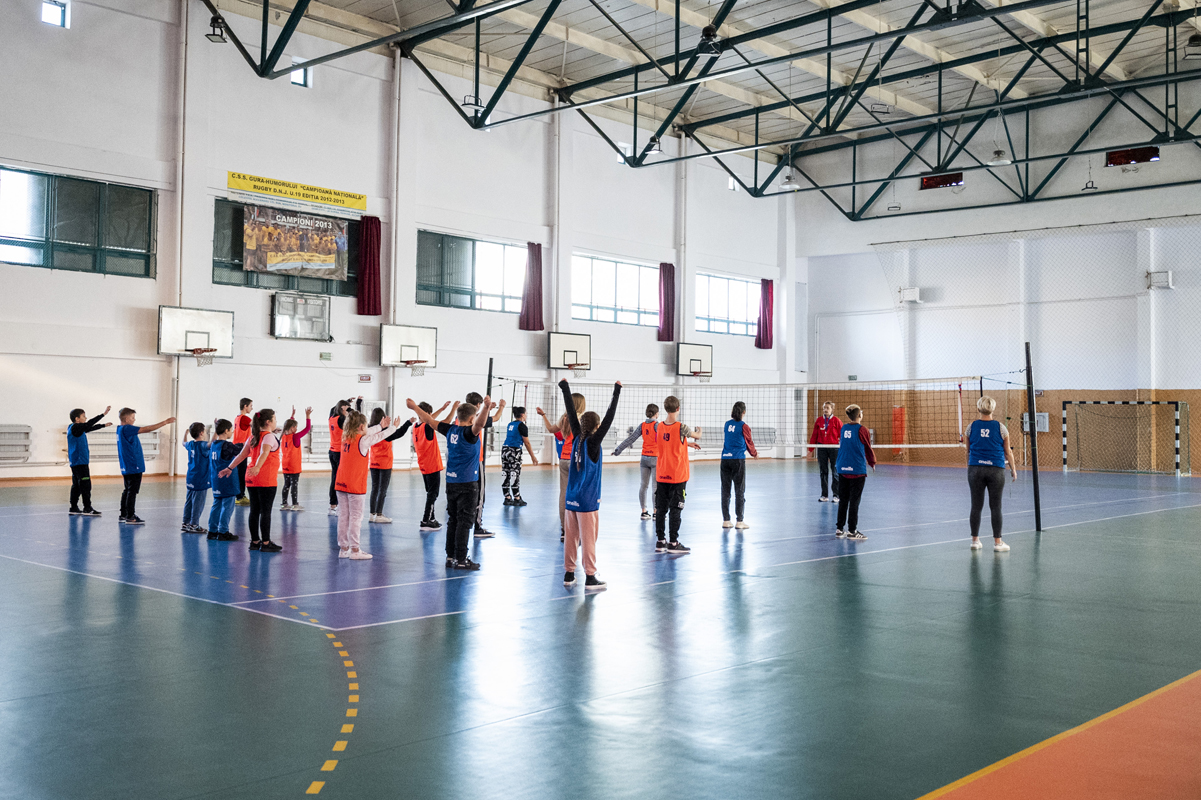 Copii din Ucraina și România au făcut sport împreună, la Gura Humorului. „Vă mulțumim că ați petrecut timp împreună cu noi”