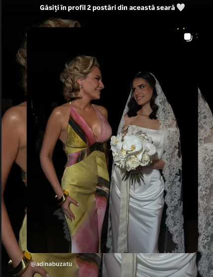 Imagini inedite de la nunta Sarei, fiica Adinei Buzatu