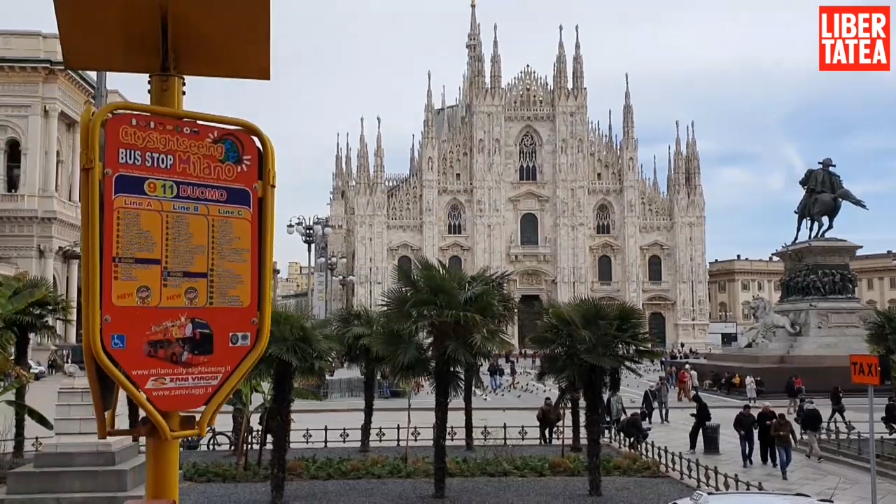 Corespondență din Milano de la trimisul special Libertatea. Turism în vremea coronavirusului: city-tour cu autobuzul gol și chelneri cu mănuși chirurgicale