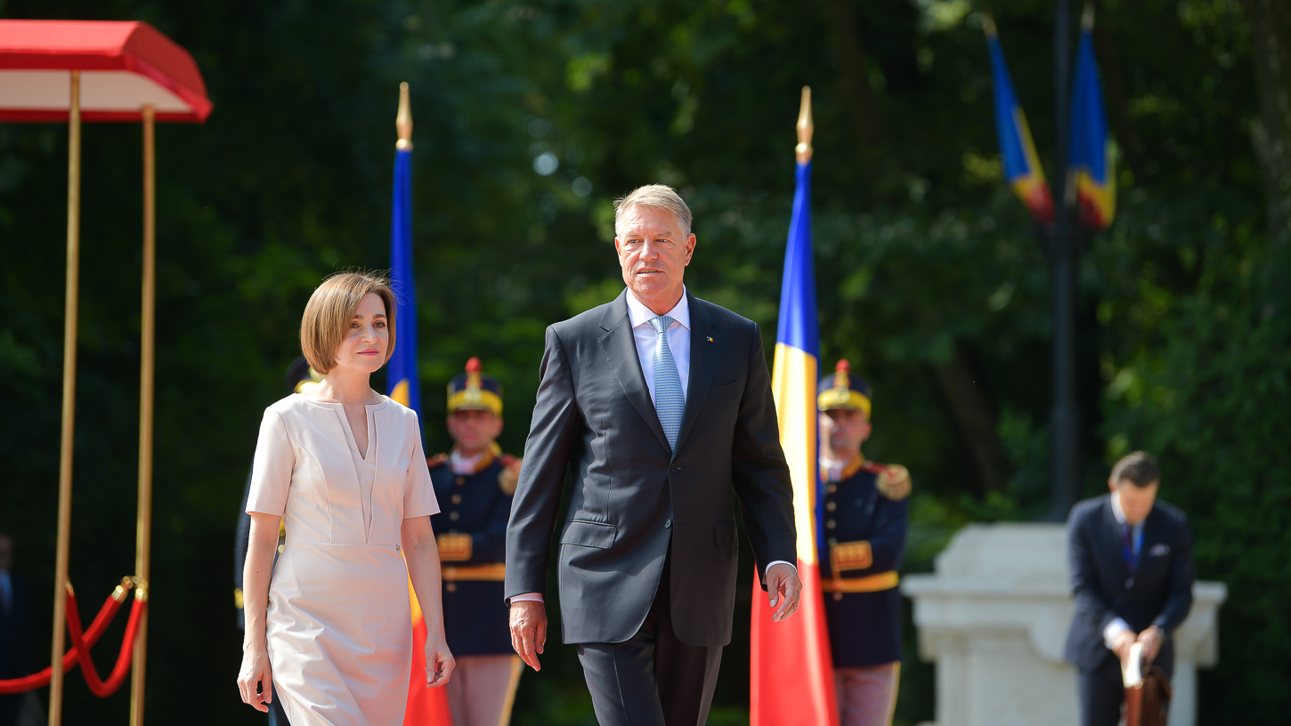 Klaus Iohannis a primit-o pe Maia Sandu la Cotroceni: „Nu vom abandona Republica Moldova”