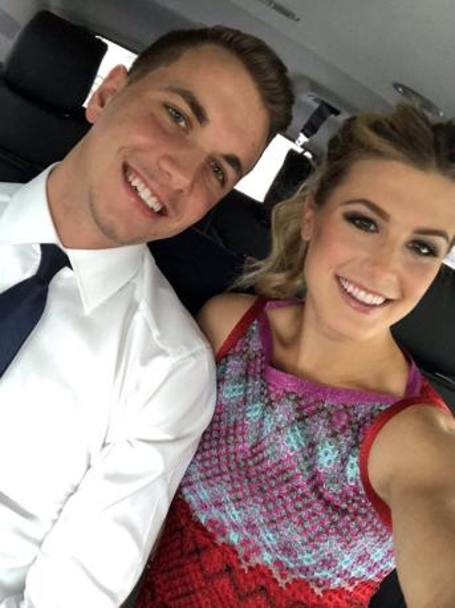 Nu vine la Cluj, s-a dus la Super Bowl. Eugenie Bouchard a petrecut din nou cu studentul John Goehrke / GALERIE FOTO