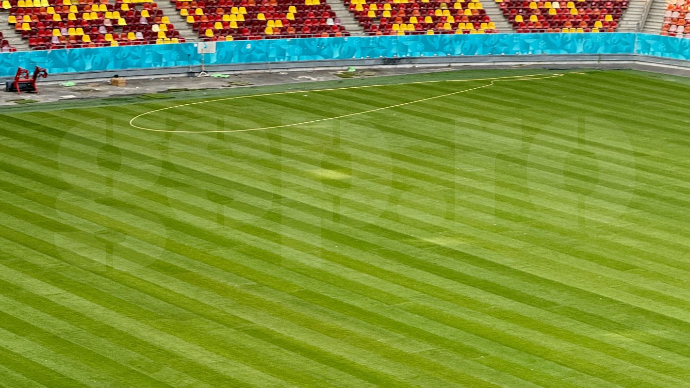 Pe Arena Națională a fost montat un gazon nou. FCSB va juca împotriva celor de la Shkendija pe noua suprafață