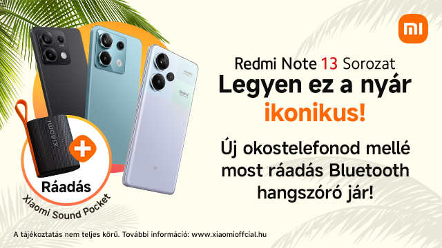 Legyen ez a nyár ikonikus a Redmi Note 13 sorozattal!