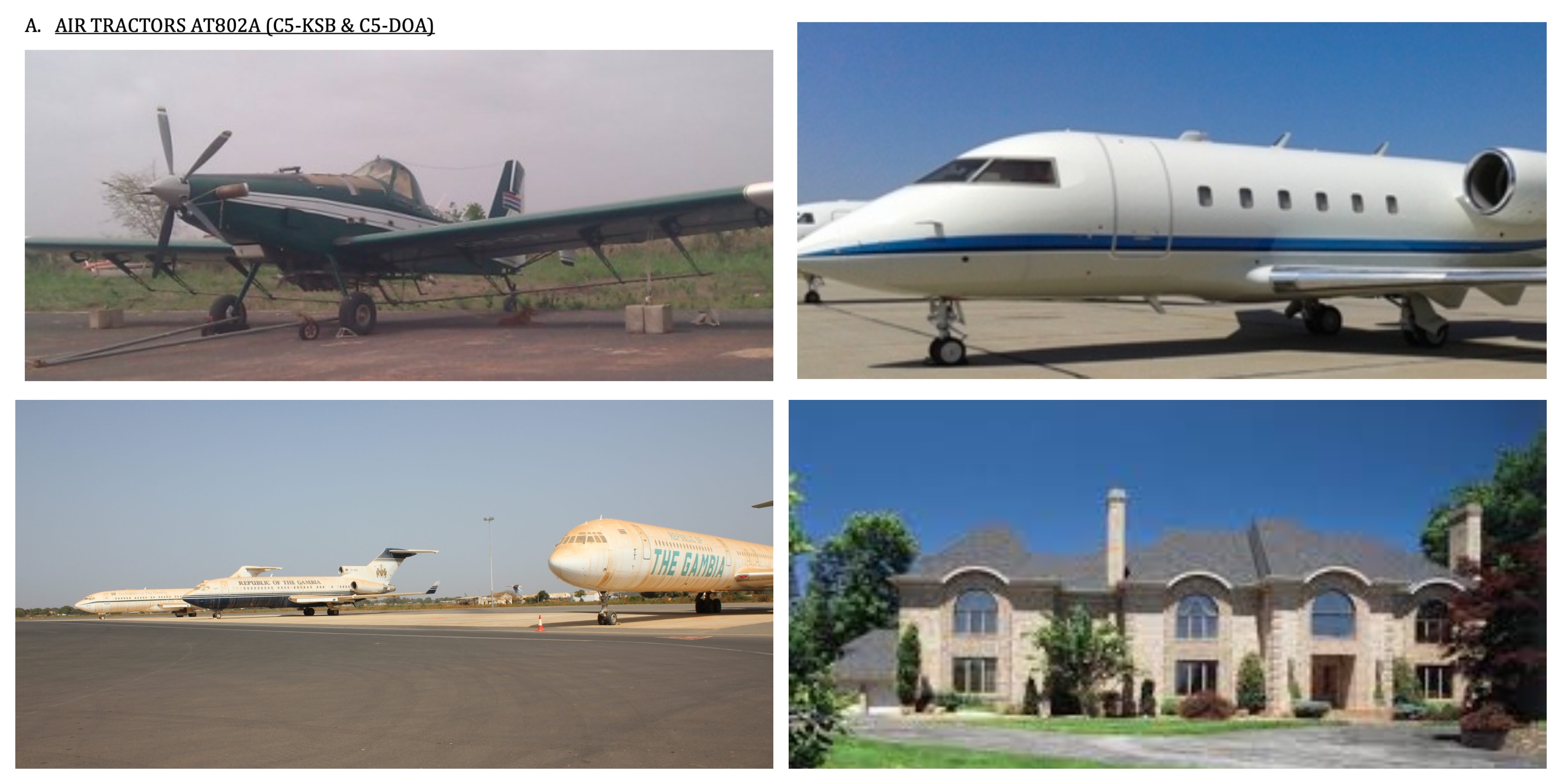 Despite the country’s fragile economic situation, Jammeh amassed an extensive collection of luxury vehicles during his presidency.