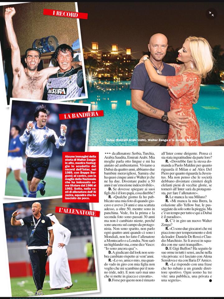 FOTO / Fabuloasa poveste a lui Walter Zenga! Antrenorul, subiect într-o celebră revistă italiană