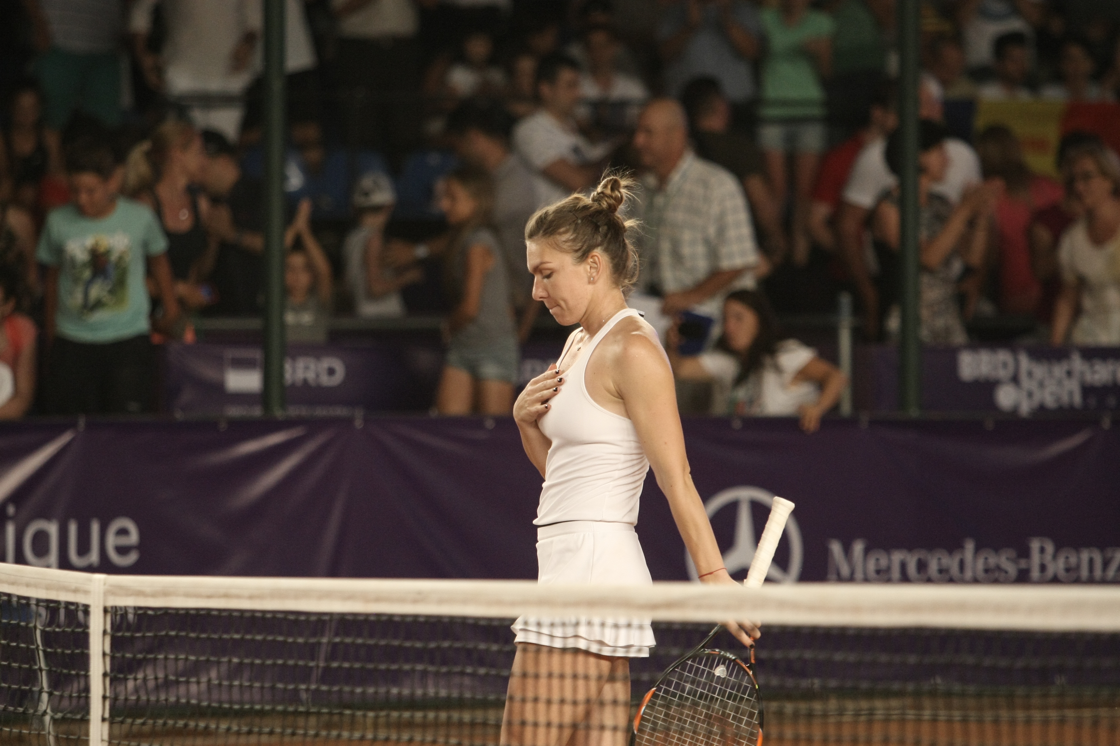 Openul de tenis al României. Cele mai spectaculoase instantanee surprinse la meciul Simonei Halep / GALERIE FOTO