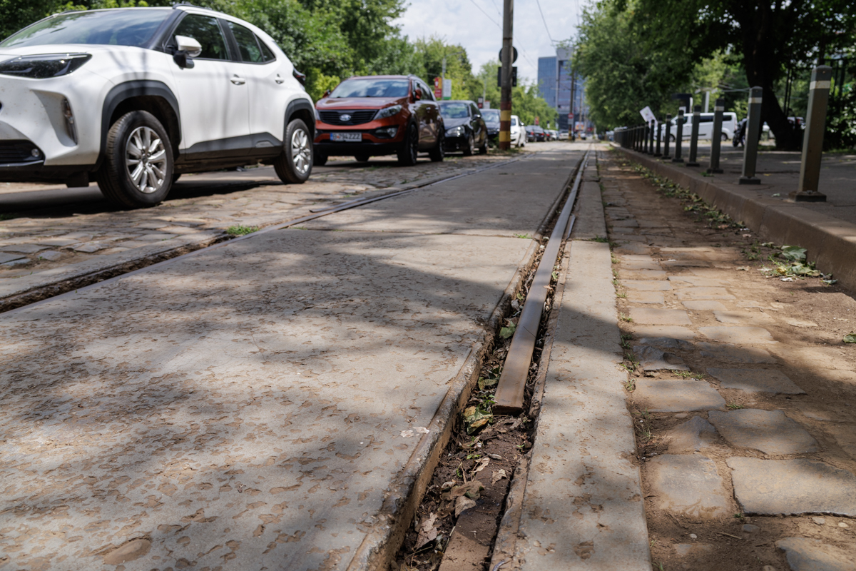 Se repară linia „Tramvaiului Groazei” din Pipera! Lucrarea ar trebui să dureze trei ani