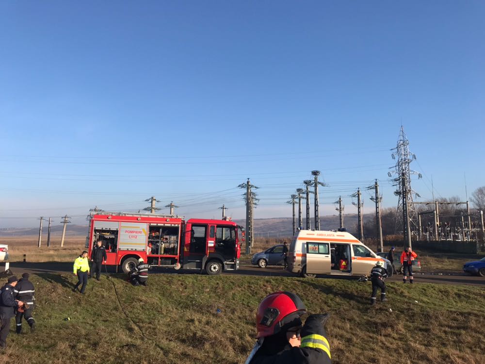 FOTO&VIDEO/ Tânăr mort într-un accident feroviar în județul Vaslui. Alte două persoane, în stare gravă