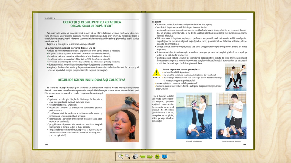 Cum arată și ce conține celebrul manual de educație fizică și sport pentru clasa a V-a