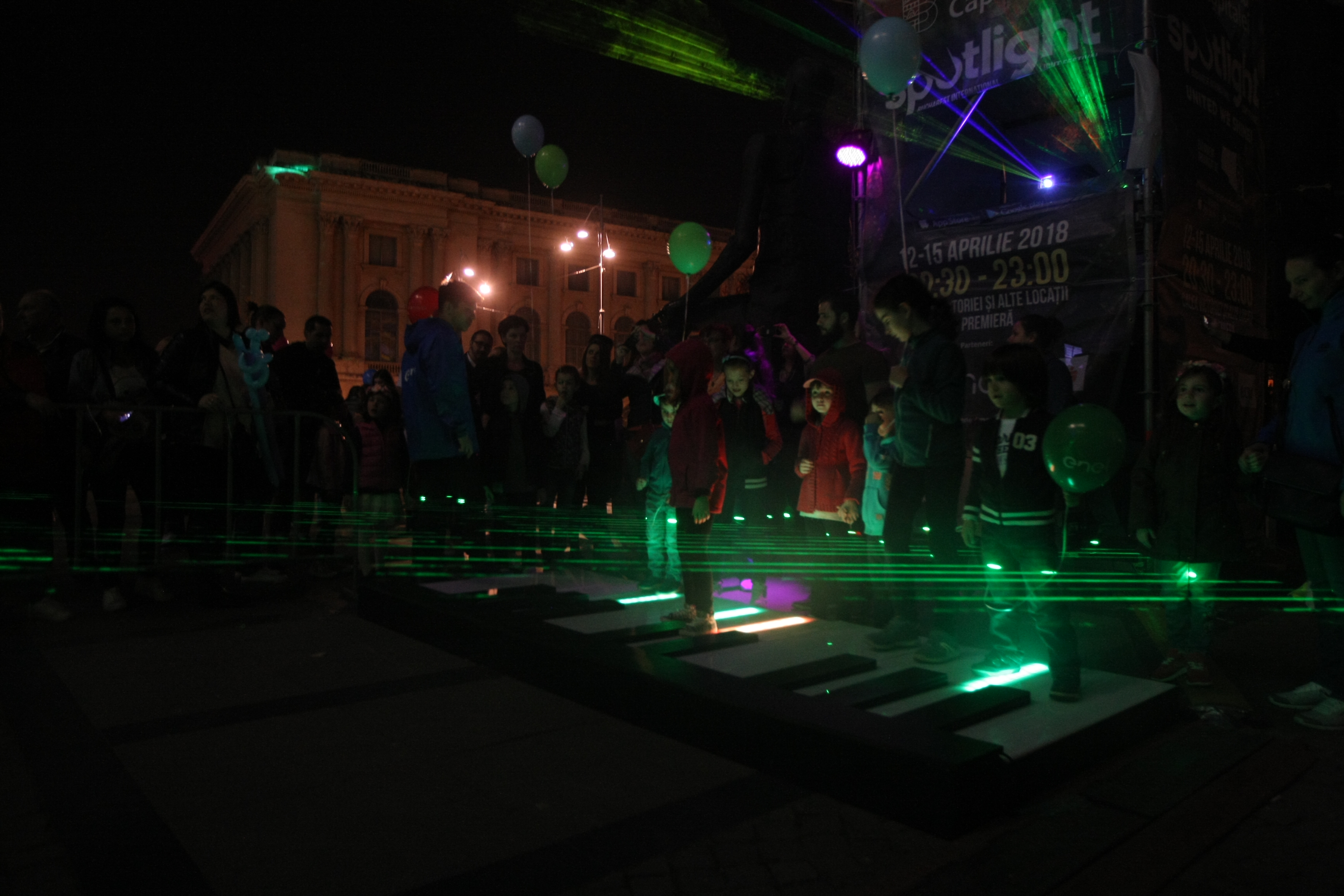 VIDEO. Spotlight 2018 - Bucharest International Light Festival a început! Clădiri emblematice, incluse în premieră în proiect