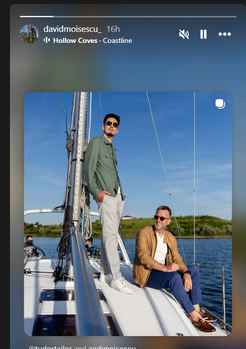 Imagini rare cu Andi Moisescu și fiul lui, David! Cei doi au făcut senzație cu apariția lor