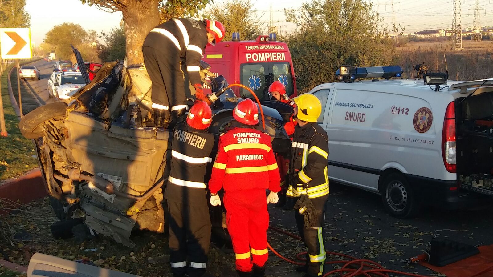 Doi morţi în București în urma unui accident produs pe Splaiul Dudescu