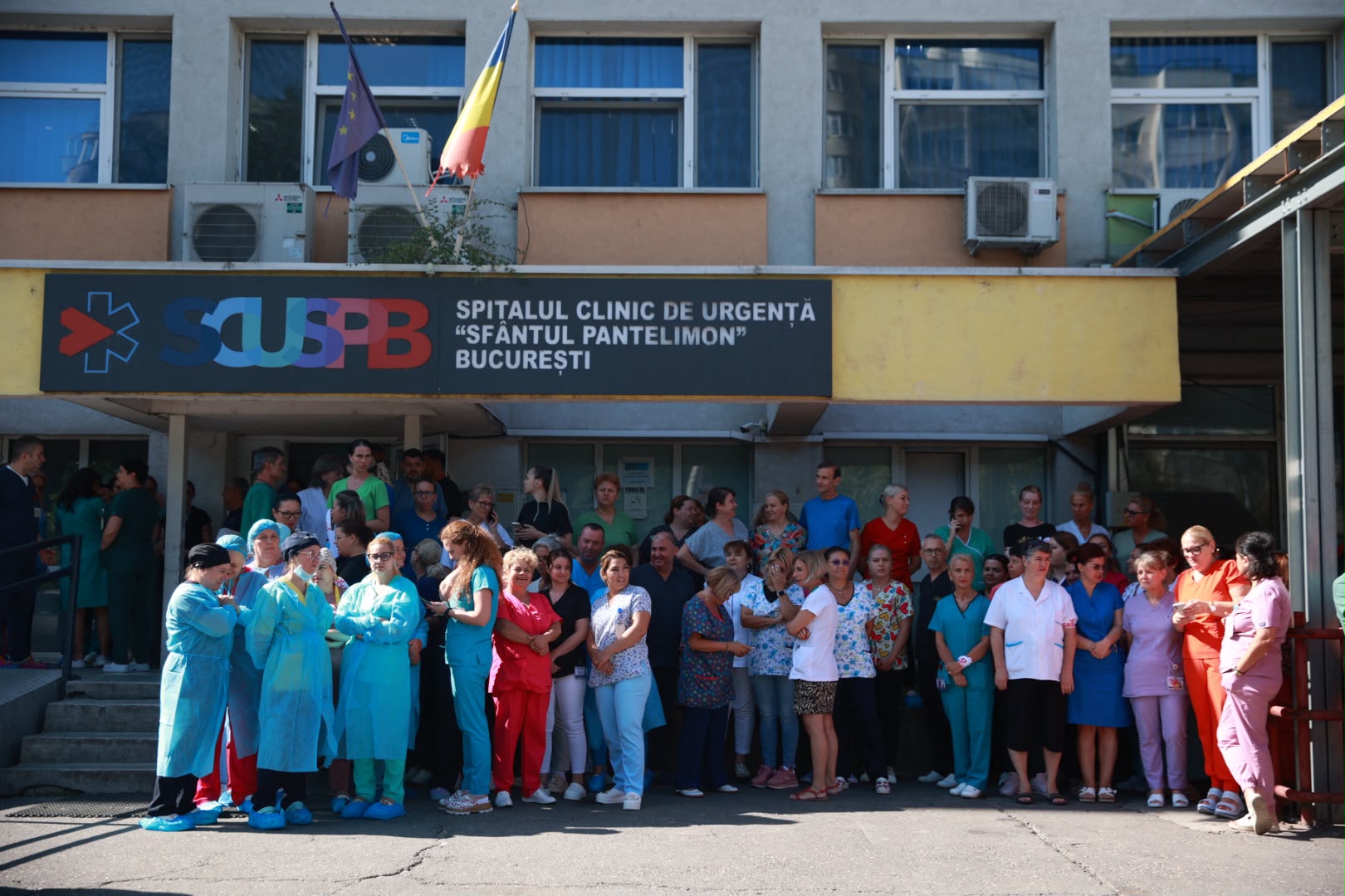 A doua zi de grevă generală în spitale. Sanitas respinge explicațiile Guvernului privind noua lege a salarizării