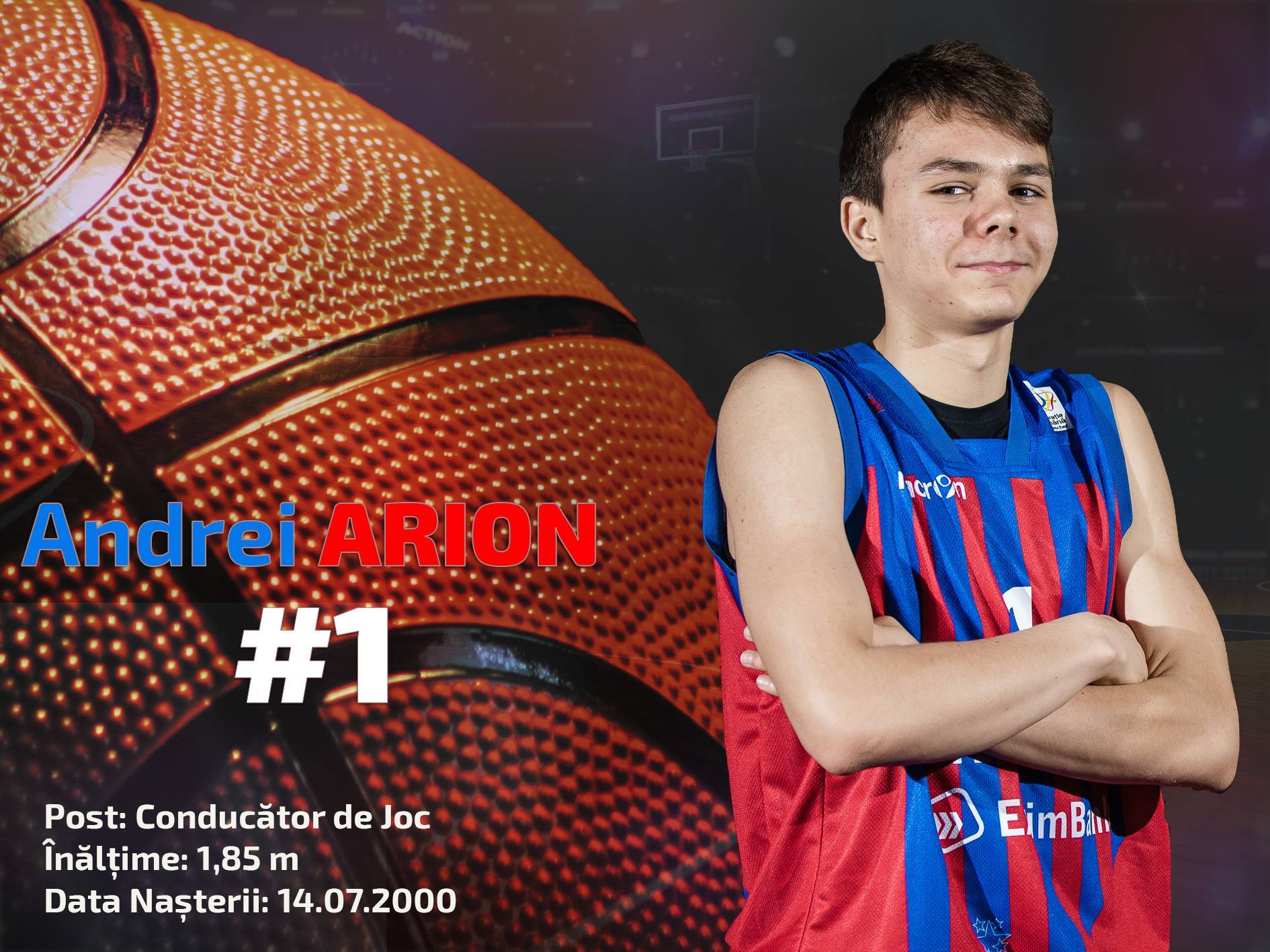 Baschetbalistul care nu aruncă la coş cartea! Andrei Arion are 15 ani și e unul dintre cei mai de perspectivă juniori de la Steaua CSM EximBank şi de la naţionala U16 / FOTO&VIDEO