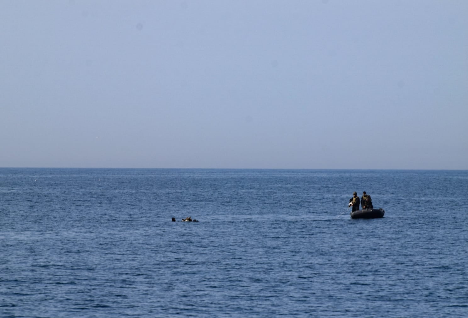 Mina marină găsită la 70 de kilometri de țărmul românesc, în Marea Neagră, a fost neutralizată
