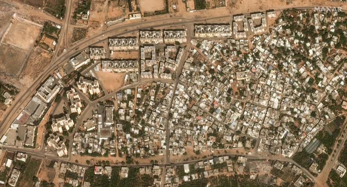 Gaza, înainte și după bombardamentele israeliene care, în trei săptămâni, au distrus cartiere și orașe întregi. VIDEO