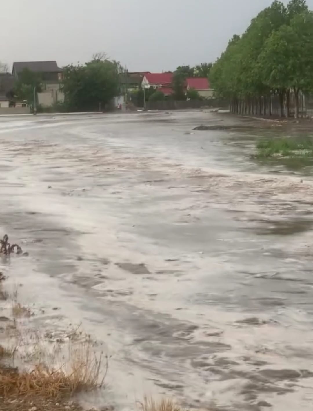 Furtună violentă pe litoral. Un acoperiș smuls de vânt a căzut peste o mașină, în Valu lui Traian