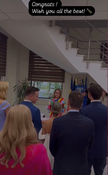 Luca Reghecampf și Asiana Peng s-au căsătorit. Imagini de la cununia băiatului cel mare al lui Laurențiu Reghecampf