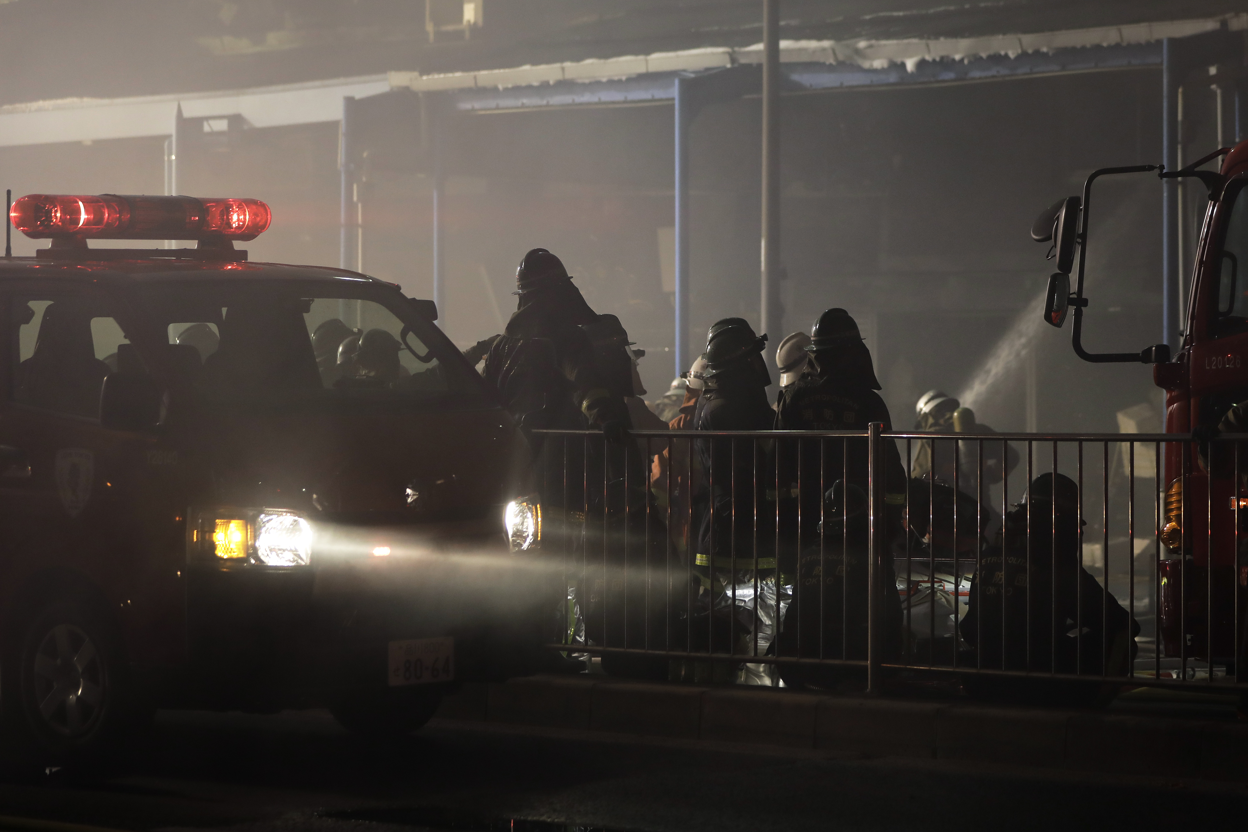 Incendiu puternic în Tokyo, lângă cea mai mare piață de pește din lume | FOTO