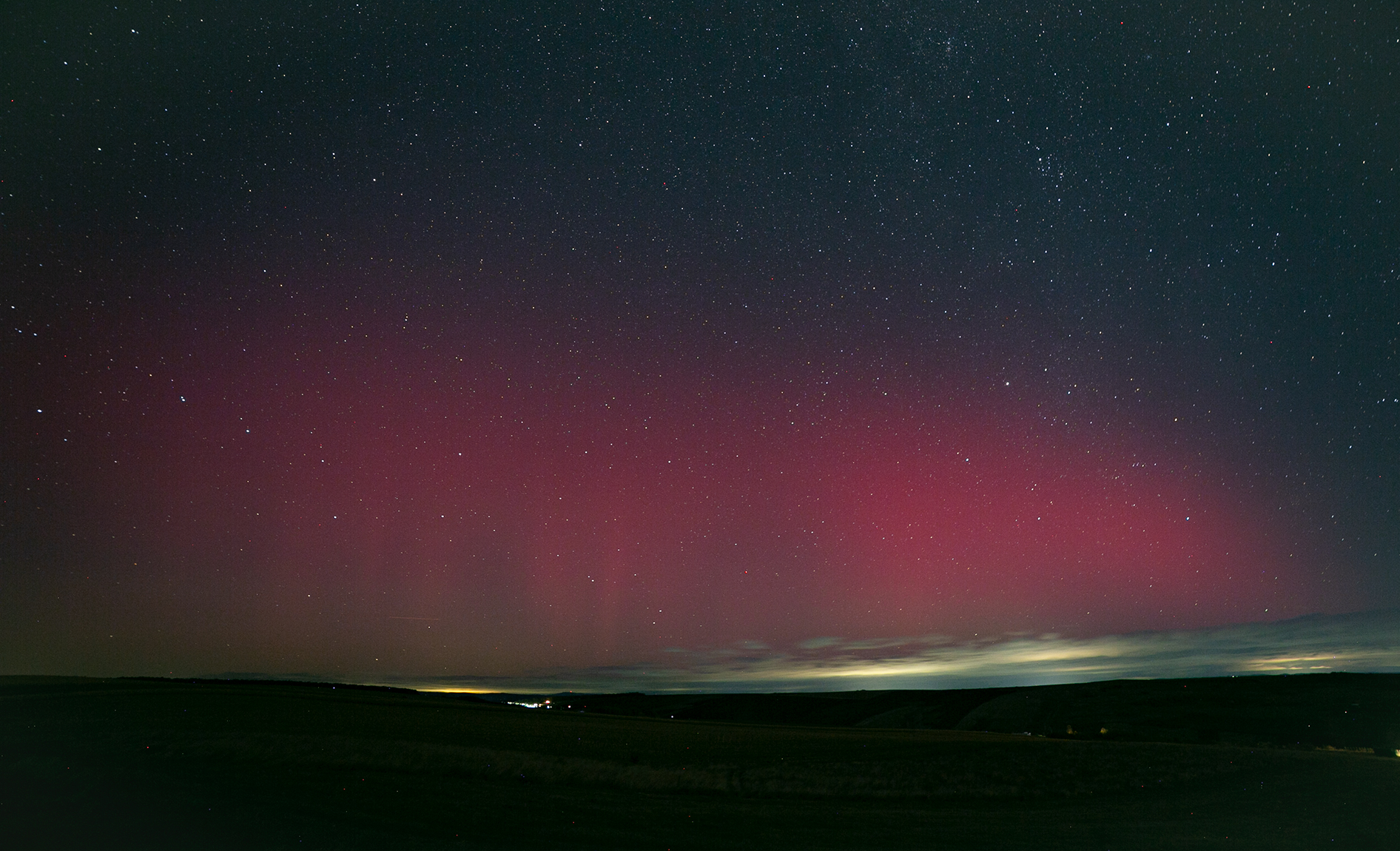 FOTO Aurora boreală, vizibilă din România. Unde a putut fi observat fenomenul rar