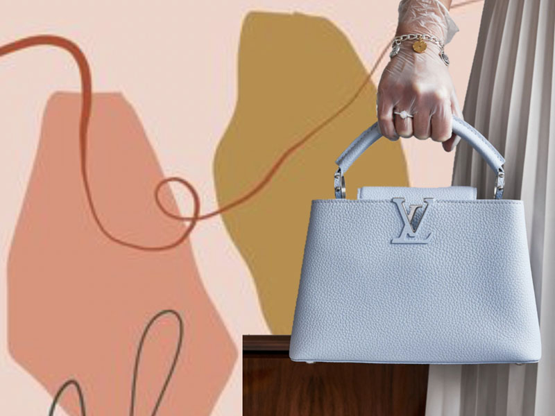 Fotó: Barbay Csaba; Táska; LOUIS VUITTON louisvuitton.com; Szoknya RESERVED 8995 Ft; Ezüst és arany medálos karkötő; THOMAS SABO thomsasabo.com