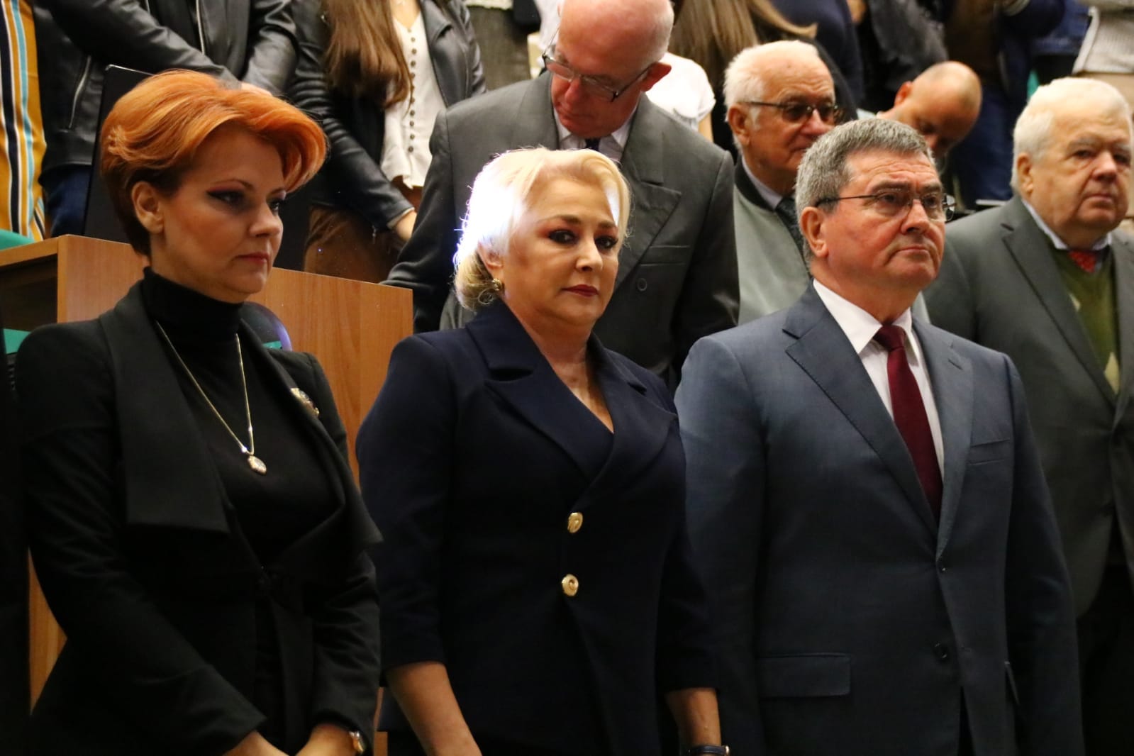 O nouă gafă a premierului, la Craiova: Dăncilă a vorbit despre "deconcesionarea" în loc de "descongestionarea traficului"/ GALERIE FOTO
